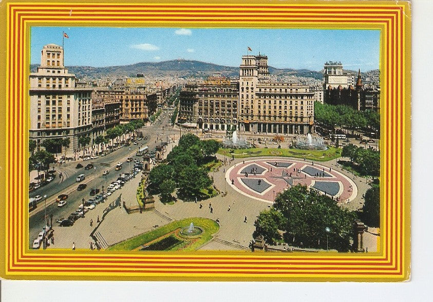 Postal 023291 : Plaza Cataluña, Barcelona