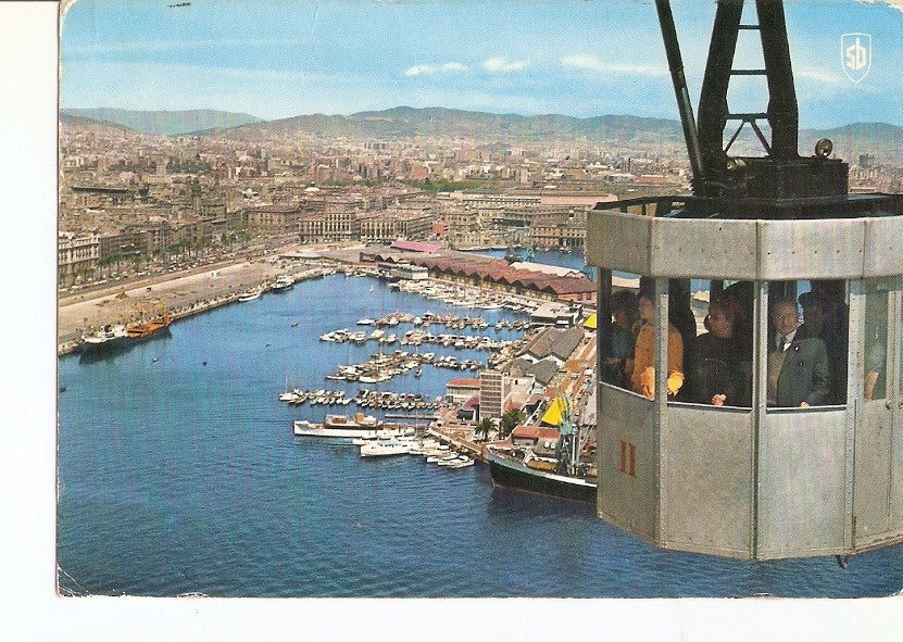 Postal 023311 : El puerto desde el transbordador, Barcelona