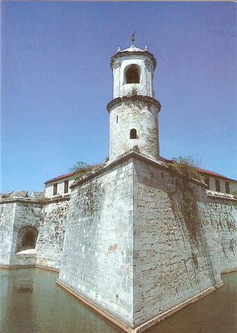 Postal 023335 : Torre del homenaje, Castillo de la Real Fuerza, Habana Colonial (Cuba)