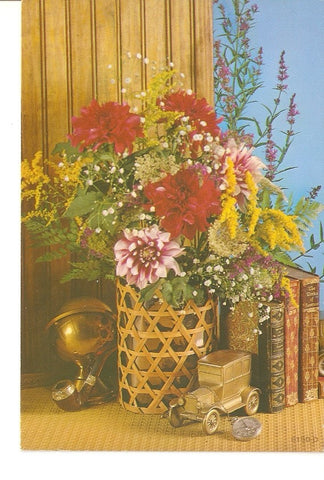 Postal 023340 : Ramo de flores