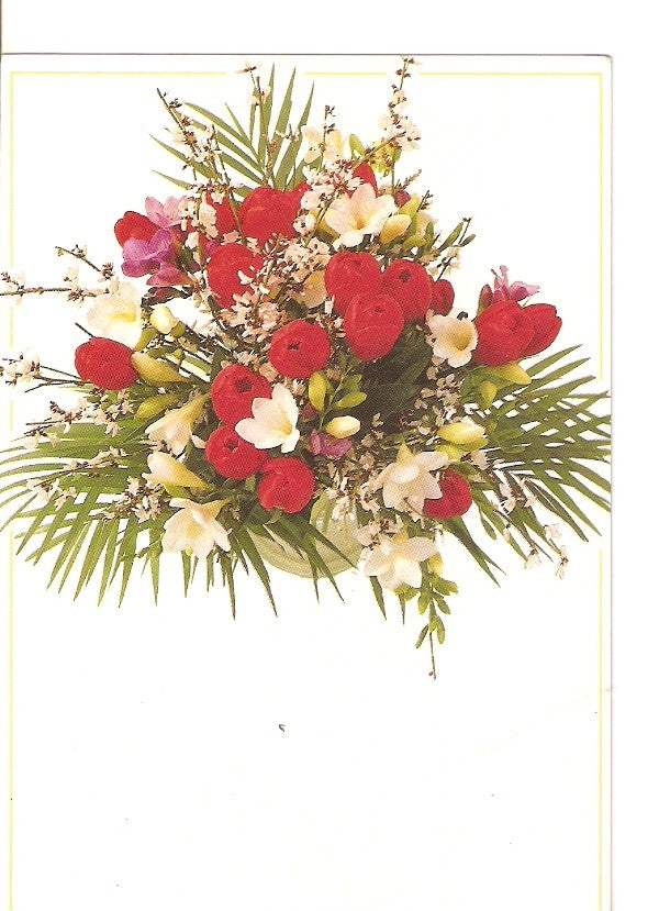 Postal 023342 : Ramo de flores