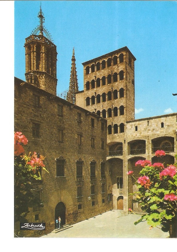 Postal 023355 : Plaza del Rey, Barcelona
