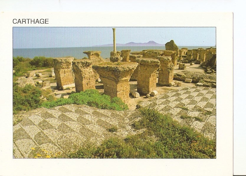 Postal 023359 : Tunisie - Carthage: les Thermes dAntonin