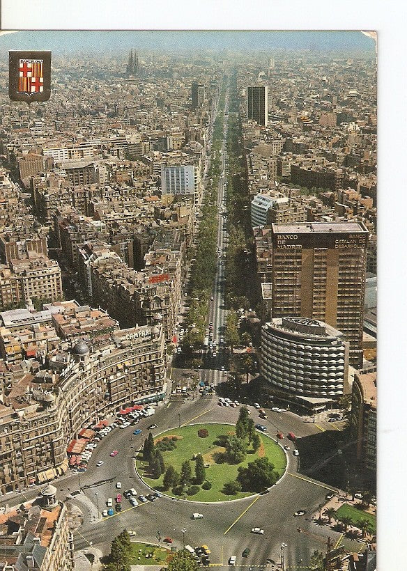 Postal 023369 : Plaza Calvo Sotelo y Diagonal - Barcelona 