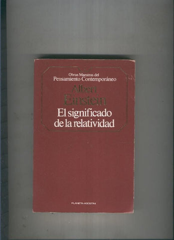 El significado de la relatividad