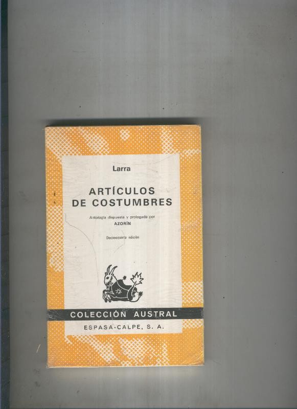 Articulos de costumbres