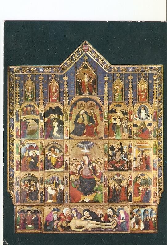 Postal 021008 : Retablo del Sant Esperit, Seo Basilica - Manresa