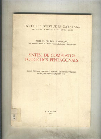 Sintesi de Compostos Policlinics Pentagonals