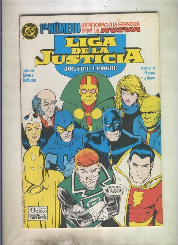 Liga de la Justicia America numero 01