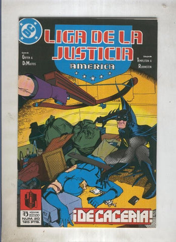Liga de la Justicia America numero 20  