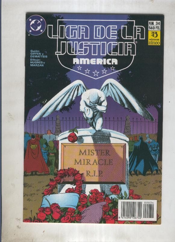 Liga de la Justicia America numero 34  