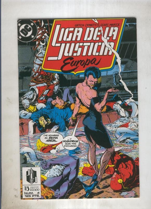 Liga de la Justicia Europa numero 04  