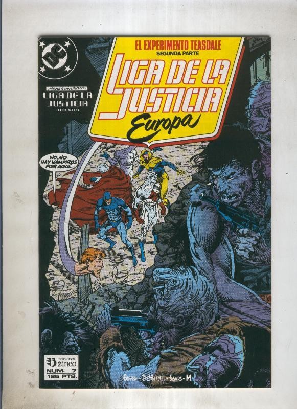 Liga de la Justicia Europa numero 07  