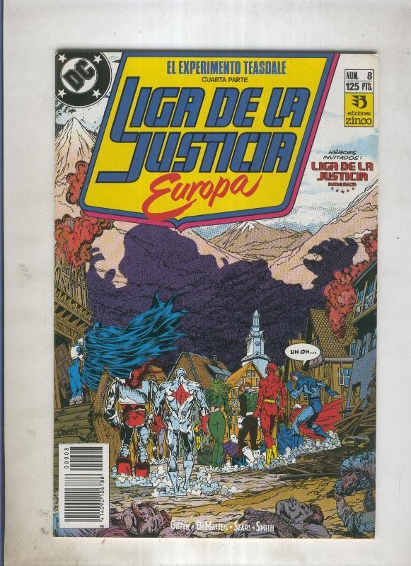 Liga de la Justicia Europa numero 08  