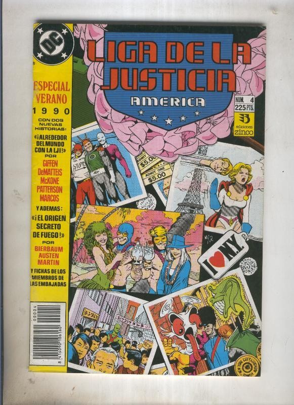 Liga de la Justicia America especial numero 4: Verano 1990: Alrededor del mundo
