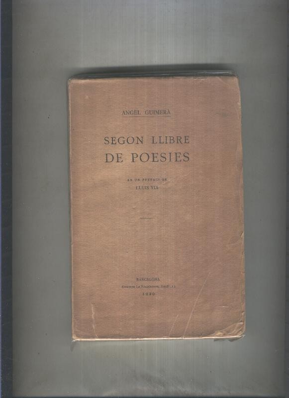 Segon llibre de Poesies