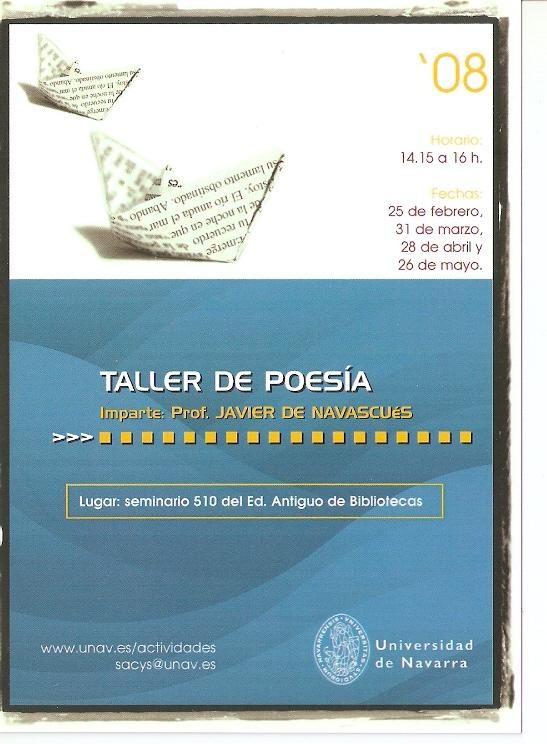 Postal 020046 : Taller de poesia