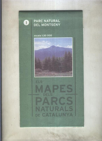 Els mapes dels parcs naturals de catalunya numero 01: Parc natural del Montseny