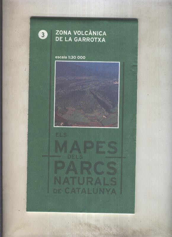 Els mapes dels parcs naturals de catalunya numero 03: Zona volcanica de la Garrotxa