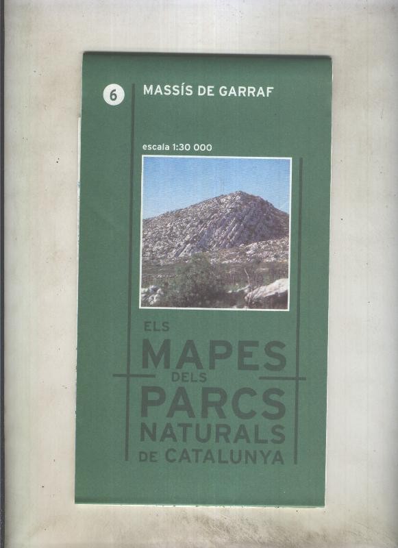 Els mapes dels parcs naturals de catalunya numero 06: Massis de Garraf