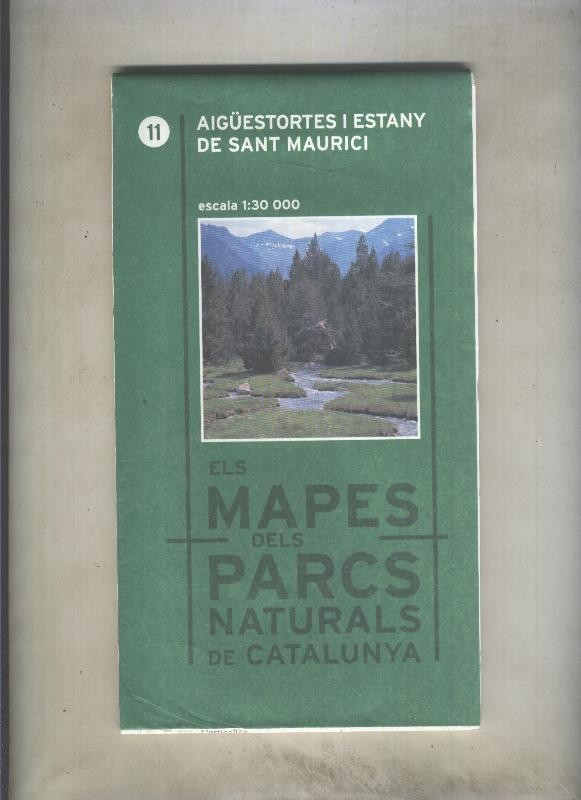 Els mapes dels parcs naturals de catalunya numero 11: Aiguestortes i estany de Sant Maurici