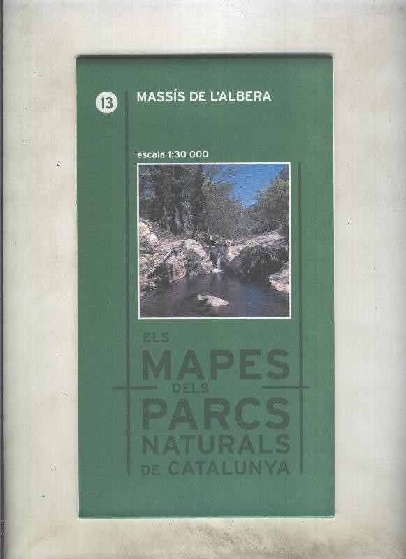 Els mapes dels parcs naturals de catalunya numero 13: Massis de L,Albera