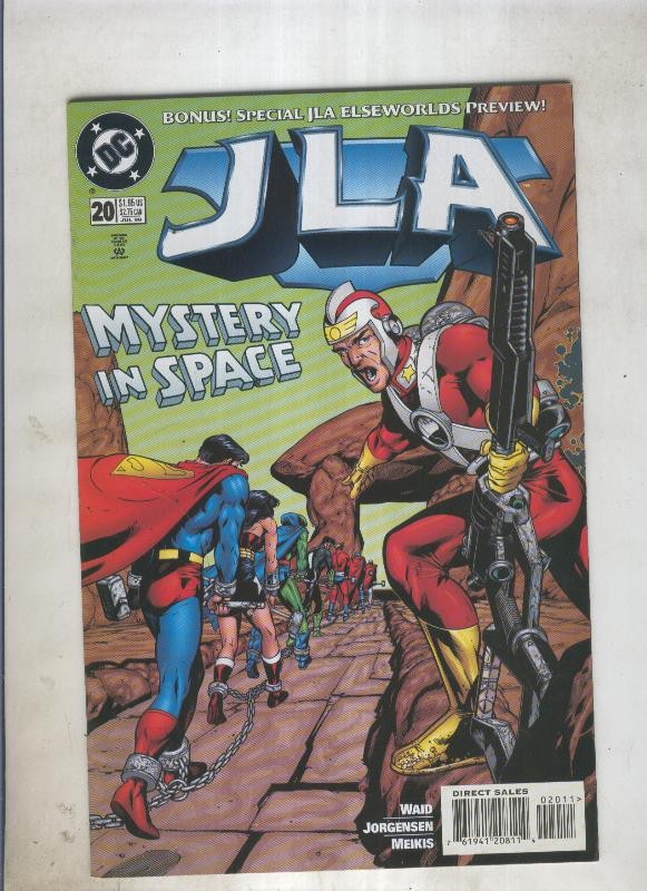 JLA 20 mystery in space