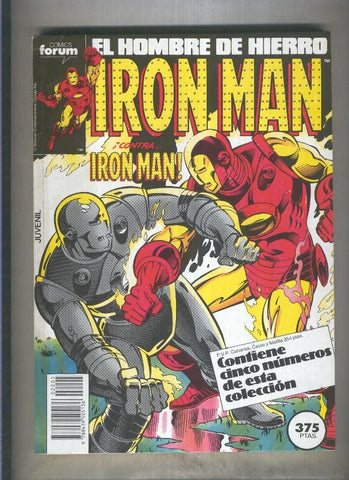 Iron Man volumen 1 retapado 36 al 40
