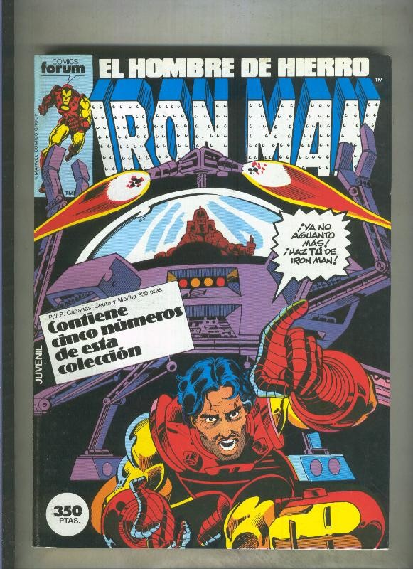 Iron Man volumen 1 retapado 21 al 25
