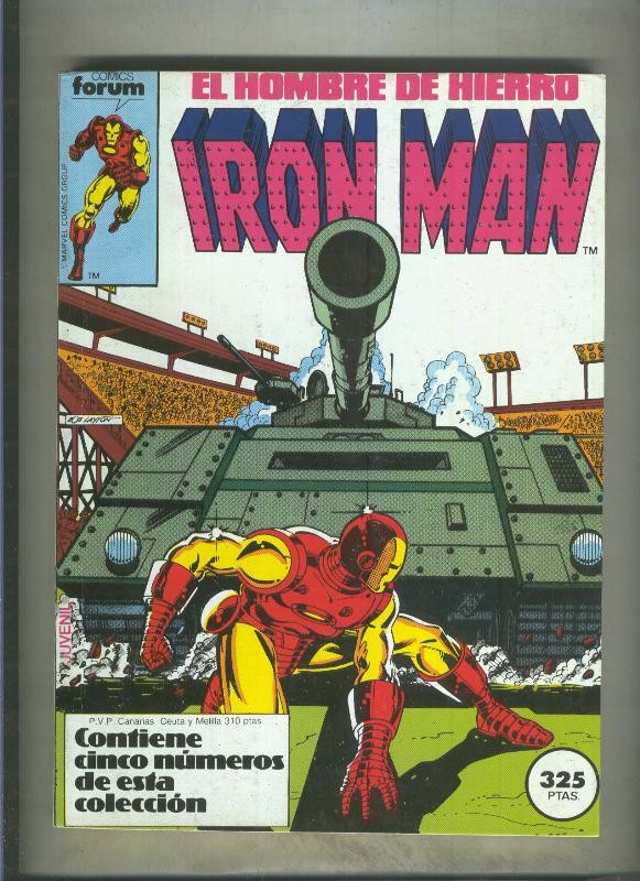 Iron Man volumen 1 retapado 11 al 15