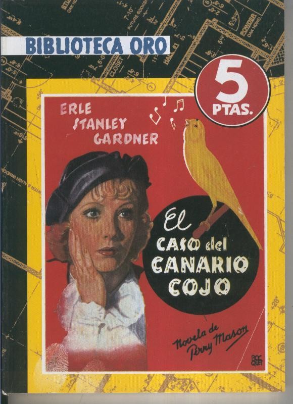 Biblioteca Oro numero 08: El caso del canario cojo (Perry Manson)