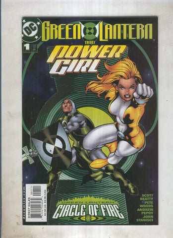 Green lantern and porwer girl numero 001