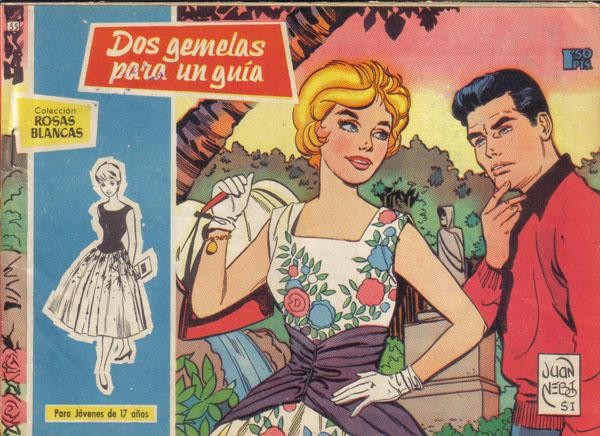 Rosas Blancas numero 055: Dos gemelas para un guia
