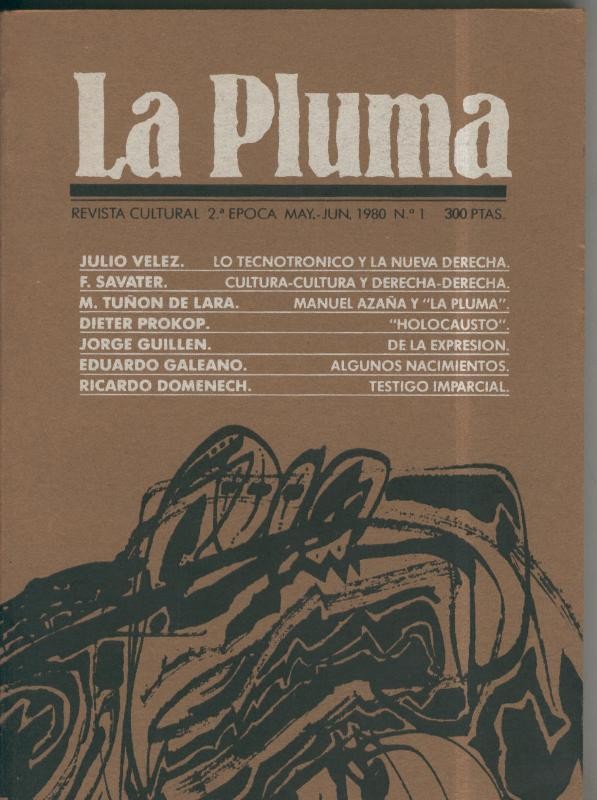 La Pluma, segunda epoca numero 01 (mayo/junio 1980)