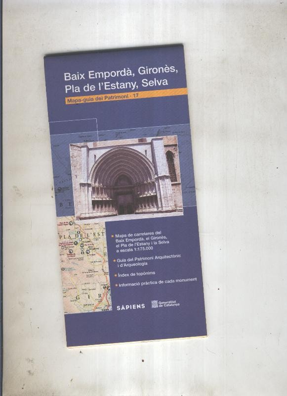 Mapa guia del Patrimoni 17: Girones, Pla de l Estany, Selva