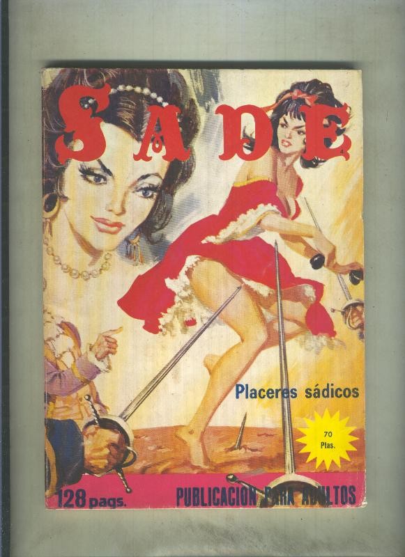 Sade: Placeres sadicos (numerado 2 en trasera)