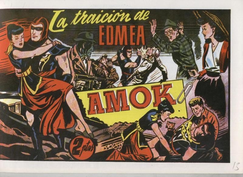 Facsimil: Amok numero 13: La traicion de Edmea