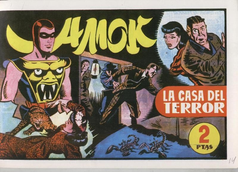 Facsimil: Amok numero 14: La casa del terror