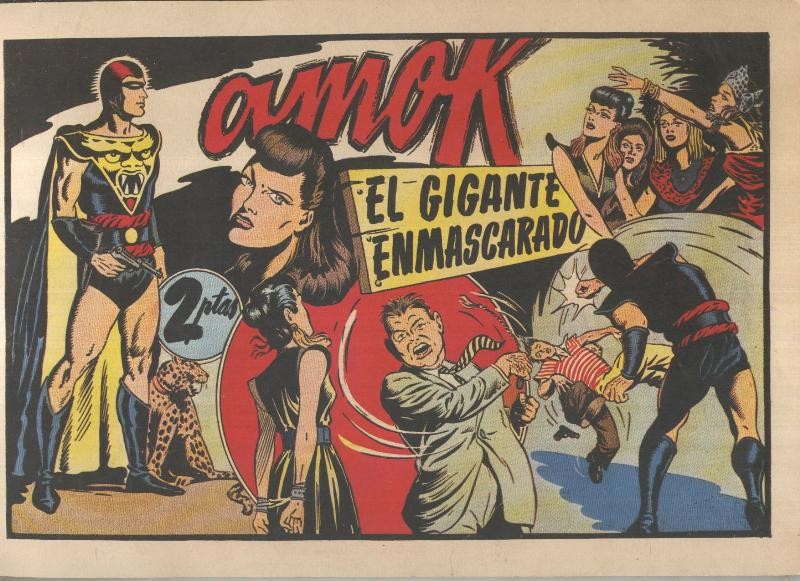 Facsimil: Amok numero 01: Amok el gigante enmascarado