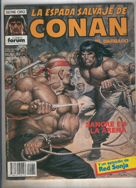 La espada de conan el barbaro numero 089