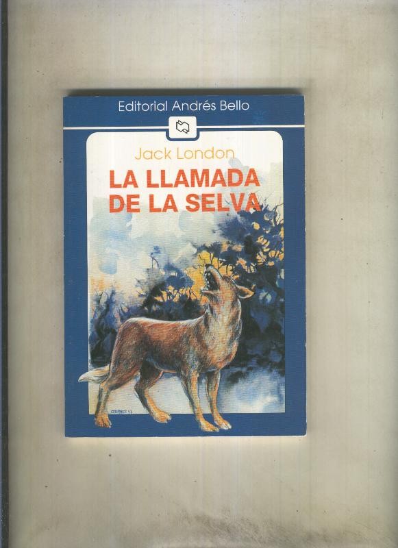 La llamada de la selva (fondo cubierta color azul)