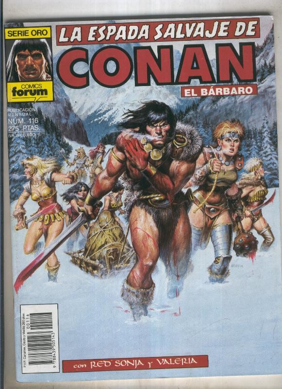 La espada de conan el barbaro numero 116