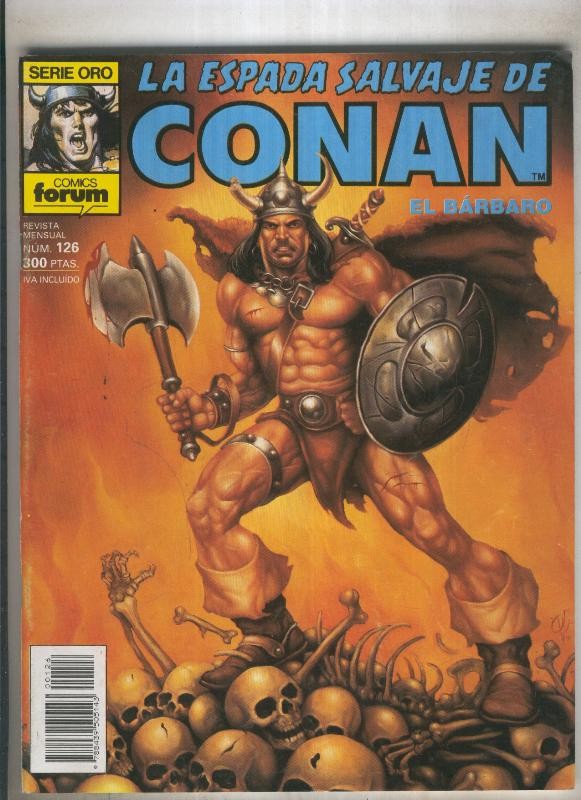 La espada de conan el barbaro numero 126