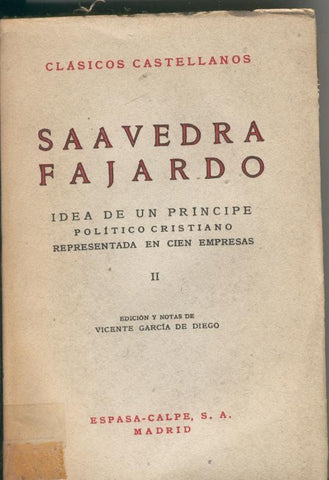 Idea de un principe politico Cristiano Tomo II
