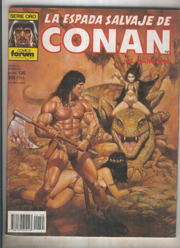 La espada de conan el barbaro numero 135