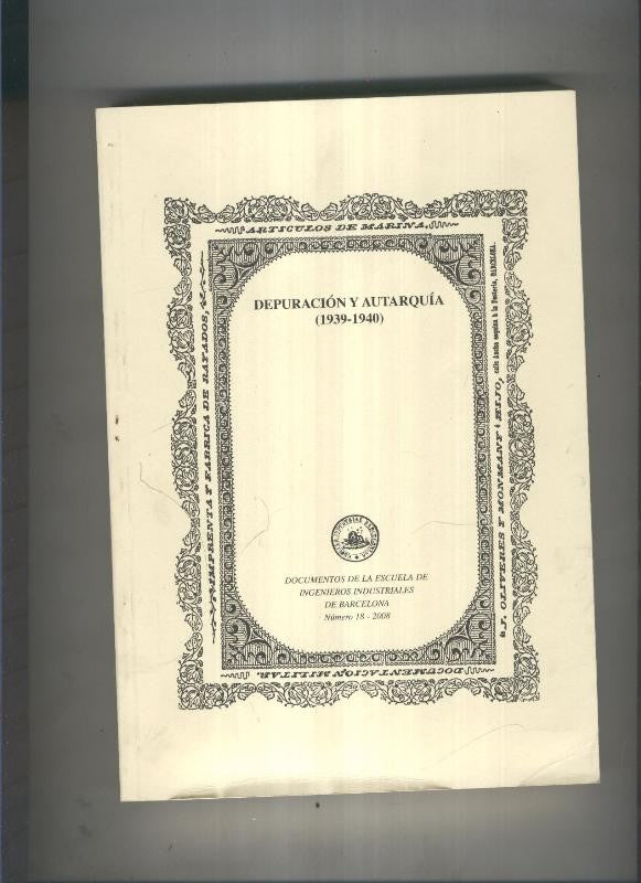 Depuracion y autarquia ( 1939-1940 )