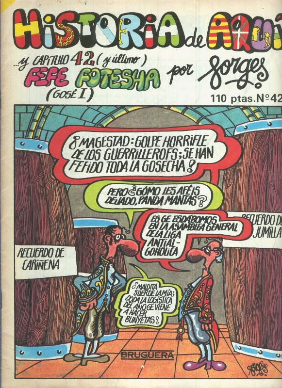 Historia de Aqui numero 42: Jose I