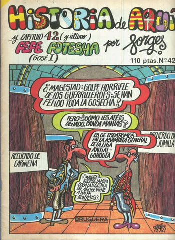 Historia de Aqui numero 42: Jose I