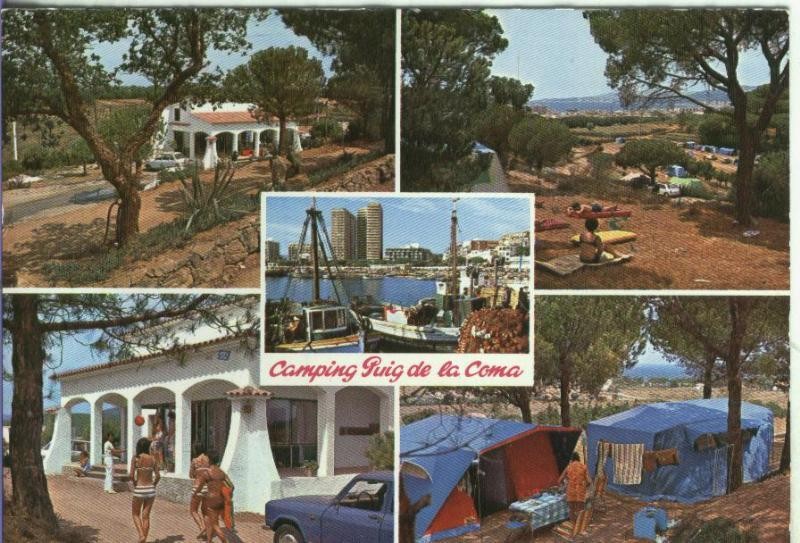 Postal 001120::  Costa Brava-Palamos-Camping Puig de la Conca