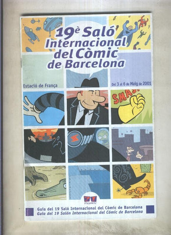 Catalogo numero 19 del Salon Internacional del Comic de Barcelona 2001